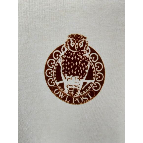 Harry Potter Wizarding World Cotton blend T Shirt Unisex Size 2XL Cream/Beige - Picture 3 of 6